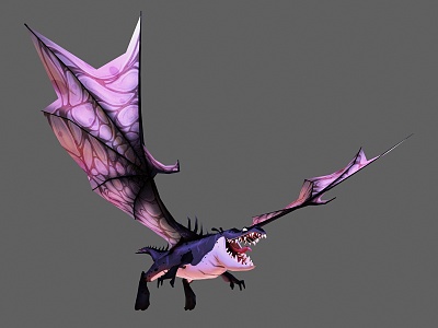 Modern Animals Flying Animals Monsters 3d model