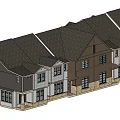 Various Single Family House Exterior Designs With Different Roof Styles And Window Details