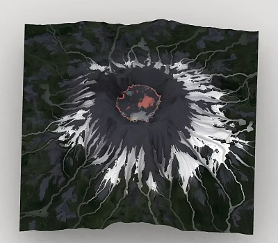 Volcanic Pass 3d model Volcanic Pass 3d model