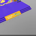 Yicai LOGAN Anniversary Celebration Stage With Purple Backdrop And Colorful Decorations December 13 18 2022