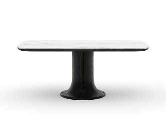 Modern dining table 3d model