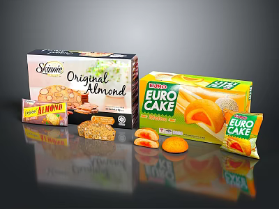 Modern Cookies Whole Wheat Cookies Snacks West Point 3d model