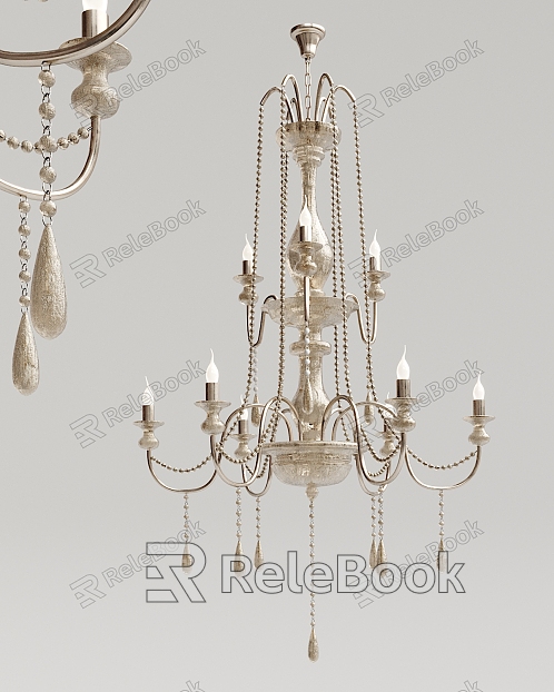 European-style chandelier metal crystal chandelier model