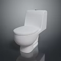 Modern White Ceramic Toilet With Sleek Design And Contemporary Style
