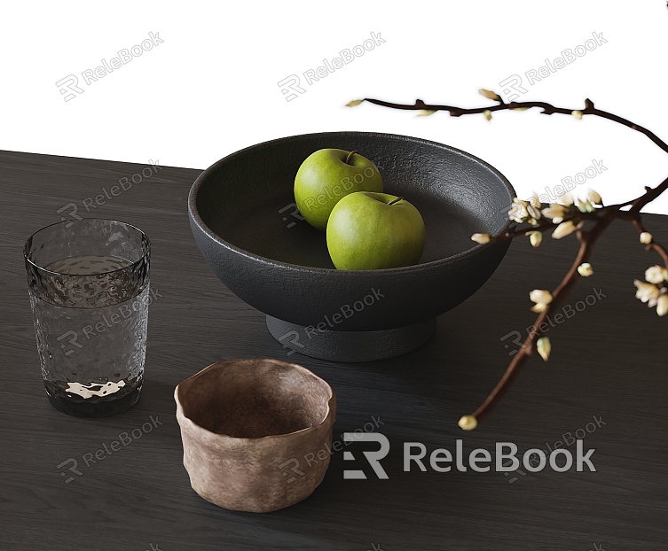 Modern fruit fruit plate ornaments model