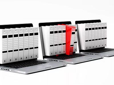 Modern Laptop Creative Office 3d model