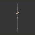 Scepter Ancient Scepter Cane Ancient Scepter Magic Scepter Metal Scepter Classical Scepter Magic Scepter 3d model