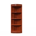 Stylish Wooden Decorative Cabinet With Multiple Open Shelves For Home Display And Storage