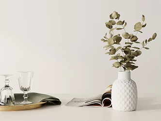 Modern ornaments combination 3d model