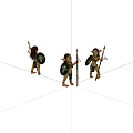 Virtual Character Cartoon Fairy Character 3d model