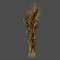 Rustic Dried Corn And Wheat Ears Bouquet For Home Decorative Arrangement