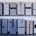 Modern Refrigerators and Freezers Collection with Various Styles Colors and Designs