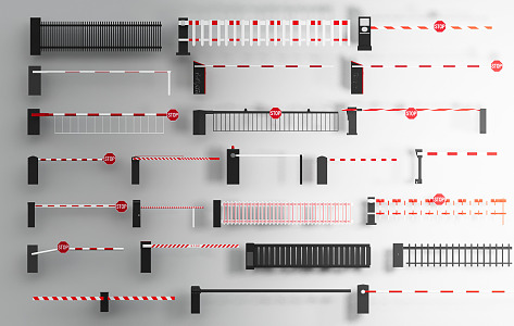 Modern Gate 3d model