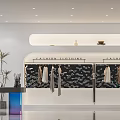 Stylish Modern Clothing Store Interior With Hanging Clothes Display Racks And Decorative Plants