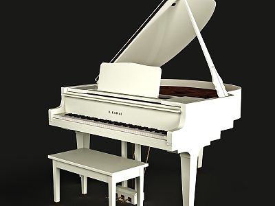 grand piano 3d model