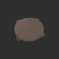 Round Metal Manhole Cover With Secure Fixing Parts For Road Infrastructure