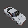 Unlock sports car 3d model