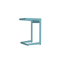 Light Blue Modern Coffee Table With Stylish Geometric Frame For Living Room