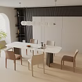 Modern table combination 3d model