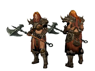 Game Characters 3d model