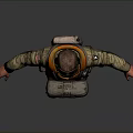 Realistic 3D Military Soldier Character With Tactical Vest Helmet Boots And Open Arms Pose