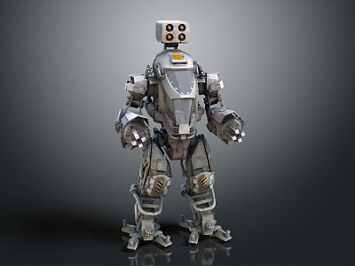 Modern Robot Warrior Robocop 3d model