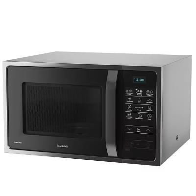 Midea Microwave Oven With Digital Display And Control Panel For Kitchen 3d model