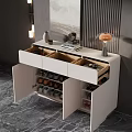 Modern White Shoe Cabinet With Open Drawers Cabinets And Storage For Shoes