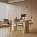 Modern table combination 3d model