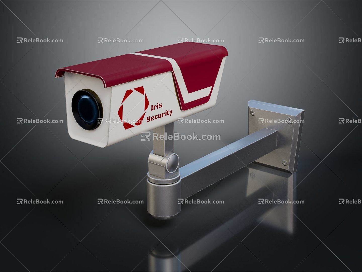 Modern Camera Monitor Head Security Surveillance Surveillance Camera model