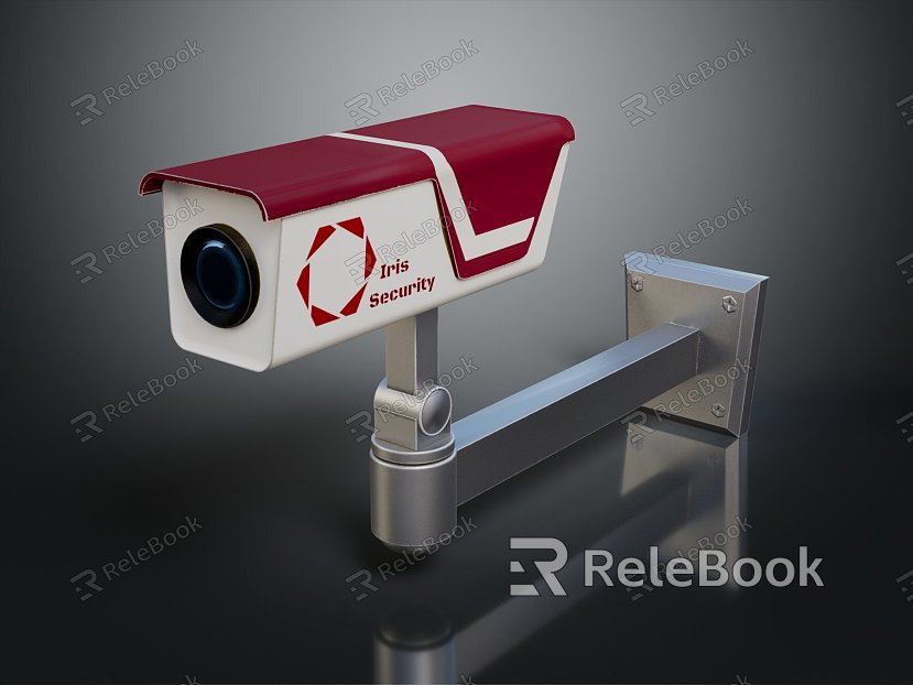 Modern Camera Monitor Head Security Surveillance Surveillance Camera model