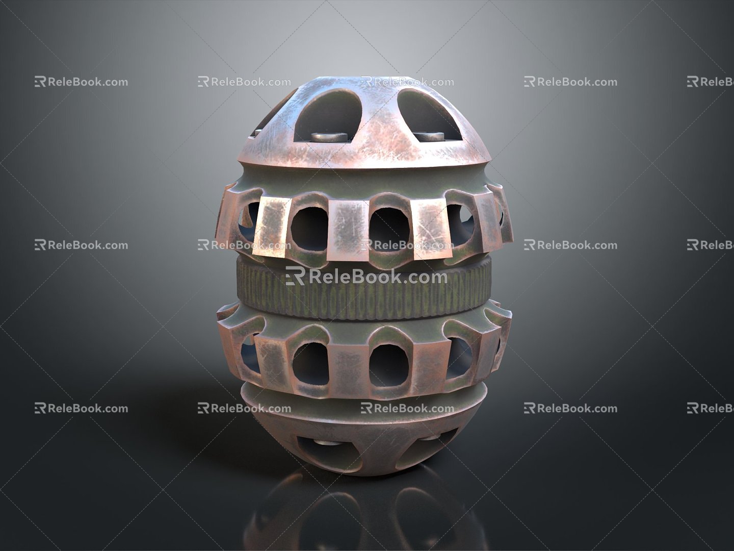 Modern Grenade Sci-Fi Grenade Grenade Gun Grenade 3d model