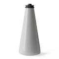 Sleek Conical White Table Lamp With Modern Minimalist Design And Smooth Surface Finish