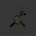 Modern gas mask sci-fi gas mask gas mask respirator 3d model