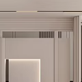 Modern Minimalist Foyer Hallway With Subtle Lighting And Stylish Decor