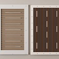 Modern Ceiling Square Ceiling Grille Ceiling 3d model