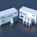 Daily Healthcare Medicine Boxes Containing Cefodizime Sodium for Injection Etoricoxib Tablets and Small Bottles