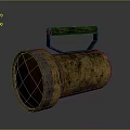 Flashlight flashlight military flashlight lighting tools tactical flashlight charging flashlight 3d model