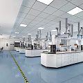 Modern Laboratory 3d model