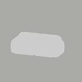 Modern Plush White Two Seater Sofa With Soft Cushions And Cozy Armrests