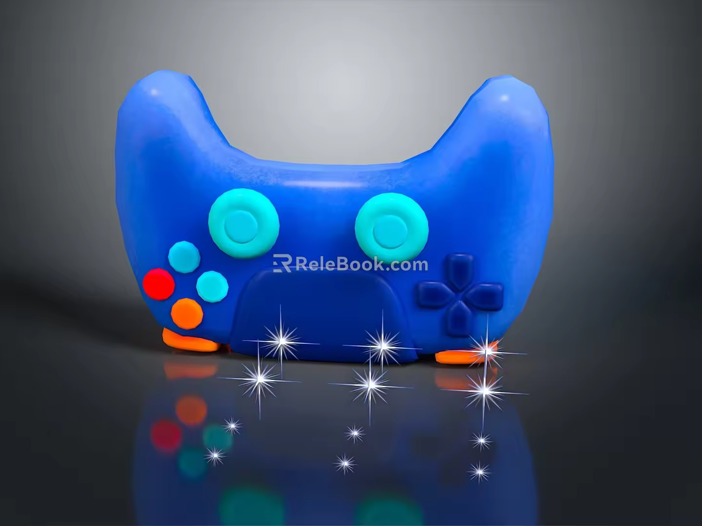 gamepad wireless gamepad game console accessories gamepad 3d model