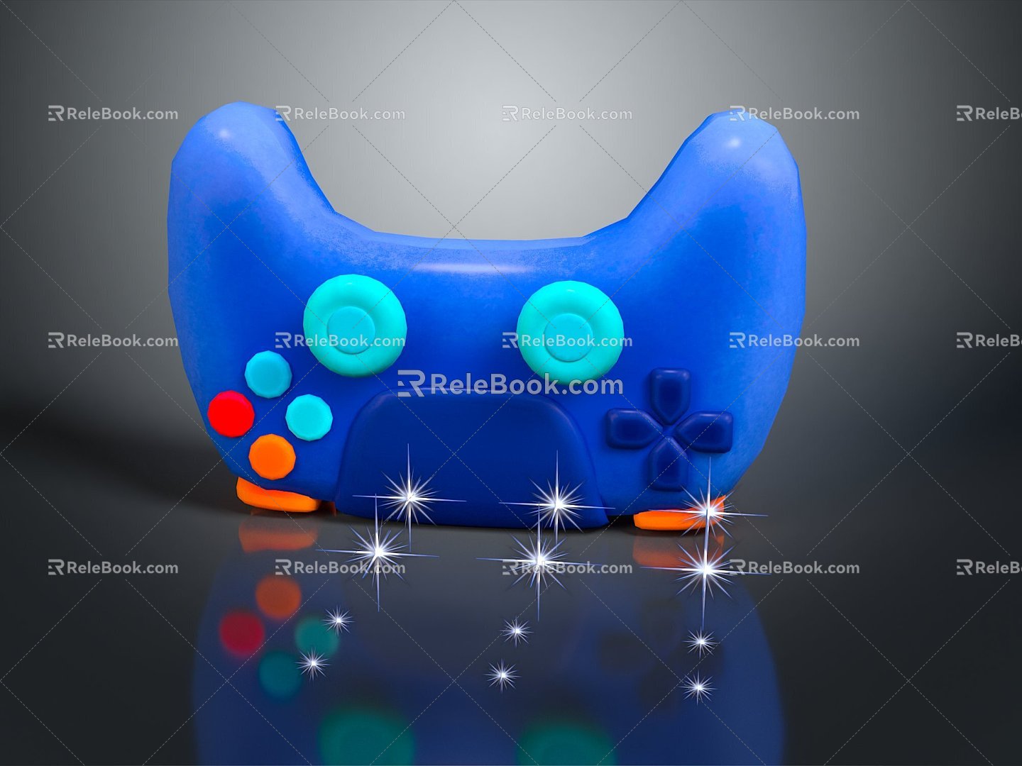 gamepad wireless gamepad game console accessories gamepad gamepad 3d model