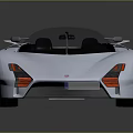 Silver Streamlined Sports Car With Modern Design Unique Body Lines And Stylish Wheels