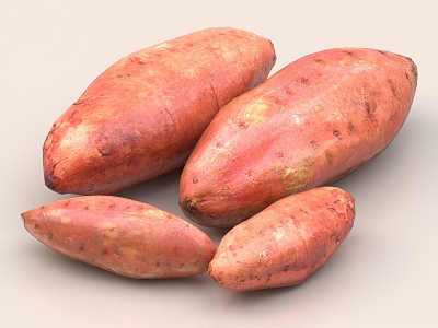 Sweet Potato Sweet Potato Sweet Potato Sweet Potato Sweet Potato Sweet Potato Sweet Potato Sweet Potato Vegetable Fruit 3d model