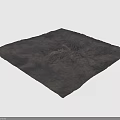 3D Natural Terrain Model Showcasing Mountainous Valleys Textured Surface And Geographical Features
