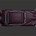 Shiny Purple Vintage Classic Car with White Wheels and Retro Design