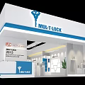 MUL T LOCK Exhibition Booth Design With Interior Setup And Display Area