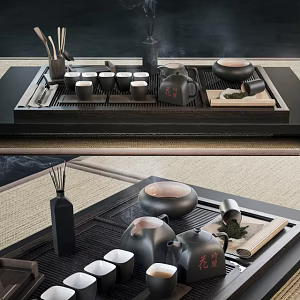 Tea Set 3d model
