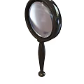 Science and Technology Exhibition Hall Showcasing Interactive Magnifying Glass Exhibits and Displays