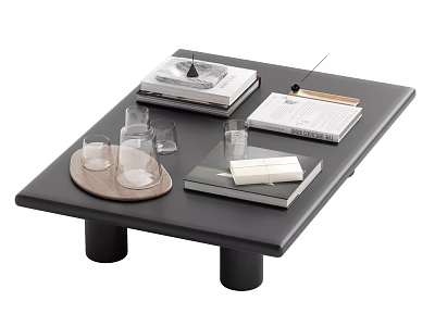 Modern Middle Ancient Style Coffee Table 3d model